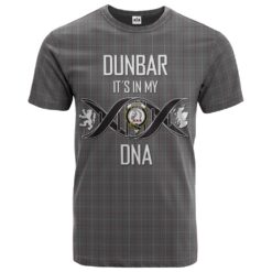 Dunbar of Pitgaveny Clan DNA In Me Tartan Crest T-Shirt