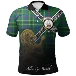 Duncan Ancient Polo Shirts Tartan Crest Celtic Scotland Lion