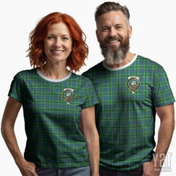 Duncan Ancient Scottish Tartan T-shirt with Crest – Authentic Clan Apparel
