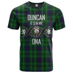 Duncan Clan DNA In Me Tartan Crest T-Shirt