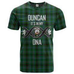 Duncan of Sketraw Clan DNA In Me Tartan Crest T-Shirt