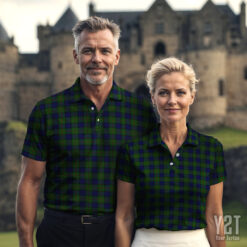 Dundas Scottish Clan Tartan Polo Shirt - Authentic Heritage Apparel
