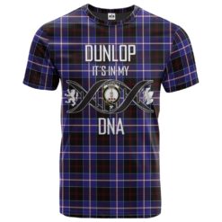 Dunlop Modern Clan DNA In Me Tartan Crest T-Shirt