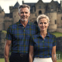 Edmonstone (of Duntreath) Scottish Clan Tartan Polo Shirt - Authentic Heritage Apparel