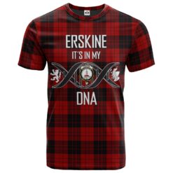 Erskine Paton Clan DNA In Me Tartan Crest T-Shirt
