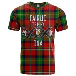 Fairlie Modern Clan DNA In Me Tartan Crest T-Shirt