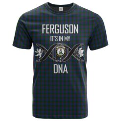 Ferguson Clan DNA In Me Tartan Crest T-Shirt