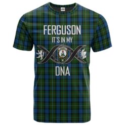 Ferguson of Atholl Clan Clan DNA In Me Tartan Crest T-Shirt