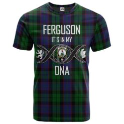 Ferguson of Balquhidder 02 Clan DNA In Me Tartan Crest T-Shirt