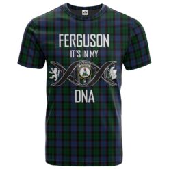 Ferguson of Balquhidder Clan DNA In Me Tartan Crest T-Shirt