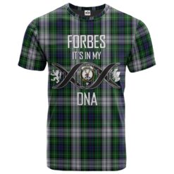 Forbes Dress Clan DNA In Me Tartan Crest T-Shirt