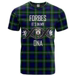 Forbes Modern Clan DNA In Me Tartan Crest T-Shirt
