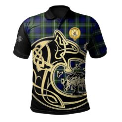 Forbes Modern Clan Polo Shirt Viking Wolf
