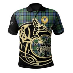 Forsyth Ancient Clan Polo Shirt Viking Wolf