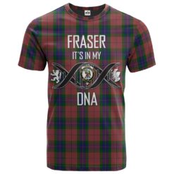 Fraser of Boblainy Hugh Clan DNA In Me Tartan Crest T-Shirt