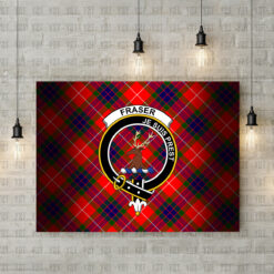 Fraser (of Lovat) Crest Canvas New