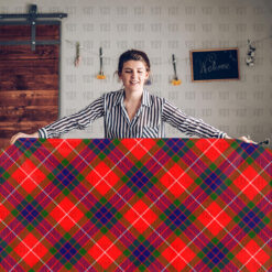 Fraser (of Lovat) Tartan Tablecloth New