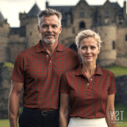 Fraser Weathered Scottish Clan Tartan Polo Shirt - Authentic Heritage Apparel