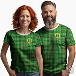 Galloway Scottish Tartan T-shirt with Crest – Authentic Clan Apparel