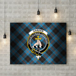 Garden (of Gardyne) Crest Canvas New