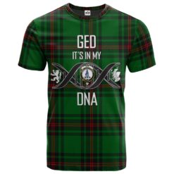 Ged Clan DNA In Me Tartan Crest T-Shirt