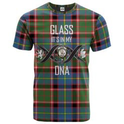 Glass Clan DNA In Me Tartan Crest T-Shirt