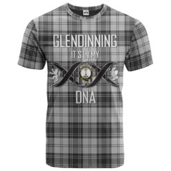 Glendinning Clan DNA In Me Tartan Crest T-Shirt