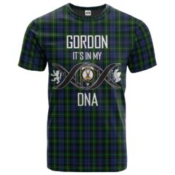 Gordon 01 Clan DNA In Me Tartan Crest T-Shirt
