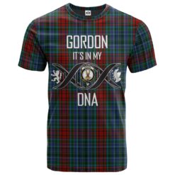 Gordon 03 Clan DNA In Me Tartan Crest T-Shirt
