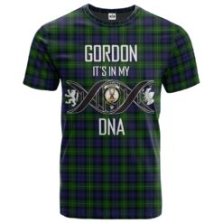 Gordon Clan Clan DNA In Me Tartan Crest T-Shirt