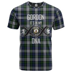 Gordon Dress 01 Clan DNA In Me Tartan Crest T-Shirt