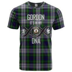Gordon Dress 06 Clan DNA In Me Tartan Crest T-Shirt