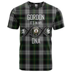 Gordon Dress 07 Clan DNA In Me Tartan Crest T-Shirt