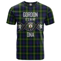 Gordon of Esslemont Clan DNA In Me Tartan Crest T-Shirt