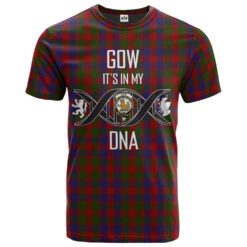 Gow Clan DNA In Me Tartan Crest T-Shirt