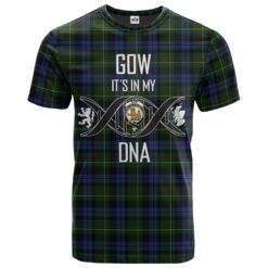 Gow Hunting 02 Clan DNA In Me Tartan Crest T-Shirt