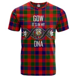 Gow of McGouan Clan DNA In Me Tartan Crest T-Shirt