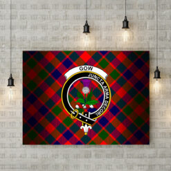 Gow (of Skeoch) Crest Canvas New