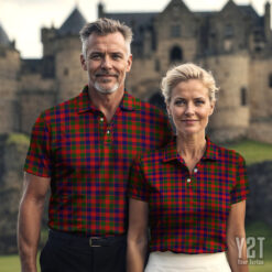 Gow (of Skeoch) Scottish Clan Tartan Polo Shirt - Authentic Heritage Apparel