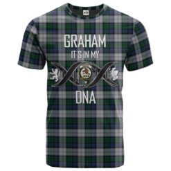 Graham Dress Clan DNA In Me Tartan Crest T-Shirt