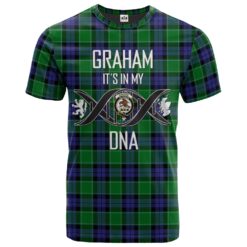Graham of Menteith Modern Clan DNA In Me Tartan Crest T-Shirt