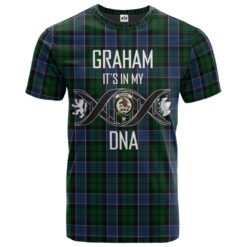Graham of Montrose 01 Clan DNA In Me Tartan Crest T-Shirt