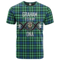 Graham of Montrose Ancient Clan DNA In Me Tartan Crest T-Shirt