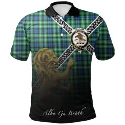 Graham of Montrose Ancient Polo Shirts Tartan Crest Celtic Scotland Lion