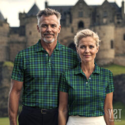 Graham of Montrose Ancient Scottish Clan Tartan Polo Shirt - Authentic Heritage Apparel