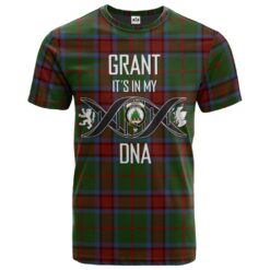 Grant of Monymusk Clan DNA In Me Tartan Crest T-Shirt