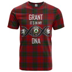 Grant (Vestiarium Scoticum) Clan DNA In Me Tartan Crest T-Shirt