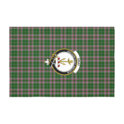 Gray Hunting Crest Tartan Tablecloth