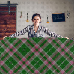 Gray Tartan Tablecloth New