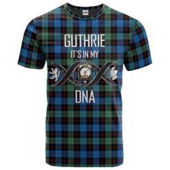 Guthrie Ancient Clan DNA In Me Tartan Crest T-Shirt